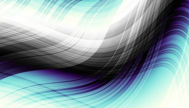 Soyut dijital fraktal model. Dalgalı doku. Yumuşak ince çizgi dokusu.