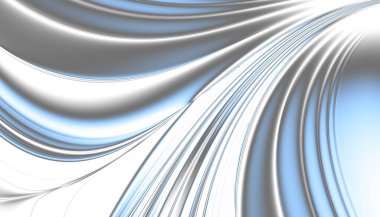 Soyut dijital fraktal model. Soyut gelecek resmi.