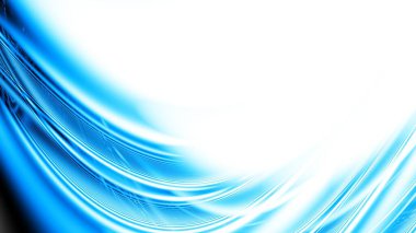 Soyut dijital fraktal model. Boş arkaplanda görünüm oranı 16: 9 olan yatay arkaplan.