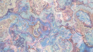 Soyut dijital fraktal model. Soyut mermer dokusu. Görünüm oranı 16: 9 olan yatay arkaplan