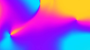 Soyut dijital fraktal model. Soyut dalgalı bulanık doku. Görünüm oranı 16: 9 olan yatay arkaplan