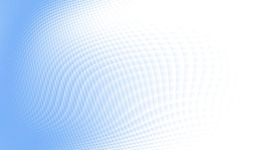 Soyut dijital fraktal model. Yatay oryantasyon. Uzunluk mavi ve beyaz düz arkaplan.