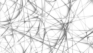 Soyut dijital fraktal model. Yatay oryantasyon. Soyut geleceksel geometrik resim.