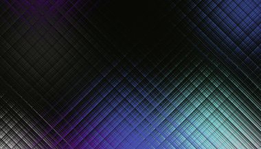 Soyut dijital fraktal model. Cam efektli bulanık doku.