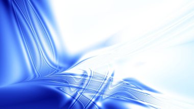 Soyut dijital fraktal model. Görünüm oranı 16: 9 olan yatay arkaplan