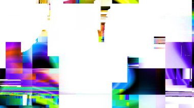 Dijital fraktal desen. Soyut arkaplan. Soyut hata teknolojisi görüntüsü.