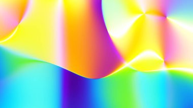 Soyut dijital fraktal model. Geleceğe yönelik bir eğilim. Görünüm oranı 16: 9 olan yatay arkaplan