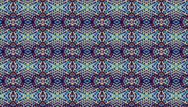 Soyut dijital fraktal model. Yatay oryantasyon. Polka nokta deseninin soyut süs dokusu.