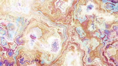 Soyut dijital fraktal model. Mermer dokusunun taklidi. Görünüm oranı 16: 9 olan yatay arkaplan