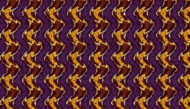 Soyut dijital fraktal model. Yatay oryantasyon. Afrika etnik tarzında bir geçmişi var. Kabile süsü.