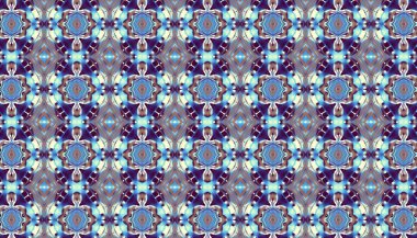 Soyut dijital fraktal model. Yatay oryantasyon. Soyut klasik süs dokusu.