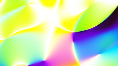 Soyut dijital fraktal model. Geleceğe yönelik bir eğilim. Görünüm oranı 16: 9 olan yatay arkaplan