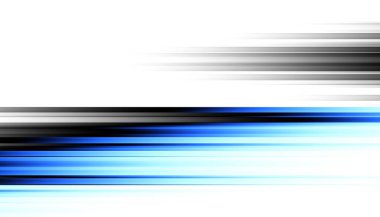 Soyut dijital fraktal model. Yatay şeritli desen. Beyaz arkaplanda ifade ögesi.