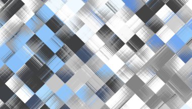 Soyut dijital fraktal model. Geometrik düşük poli dokusu.