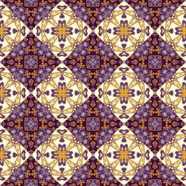 Soyut model. Düzenli kare dekoratif arka plan. Kusursuz desen. Klasik mozaik sanat modeli.