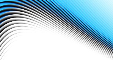 Soyut şeritler ve dalgalı arka plan. Görünüm oranı 16: 9 olan yatay beyaz arkaplan