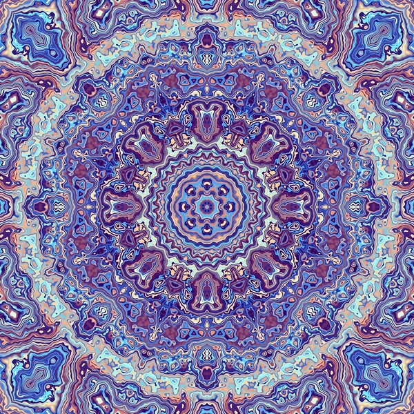 Abstract Digital Fractal Pattern Abstract Ornamental Mandala Pattern — Stock Photo, Image
