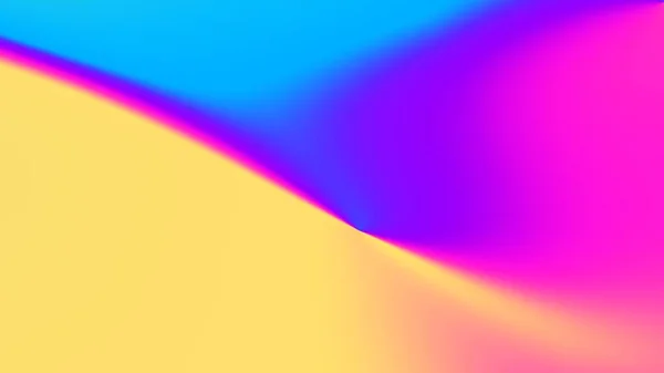 Padrão Fractal Digital Abstracto Textura Borrão Ondulado Abstrato Fundo Horizontal — Fotografia de Stock