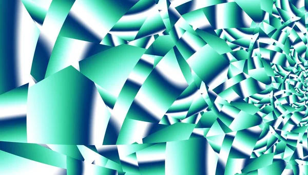 Modèle Géométrique Numérique Abstrait Orientation Horizontale Image Géométrique Futuriste — Photo