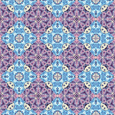 Soyut model. Düzenli kare dekoratif arka plan. Kusursuz desen. Klasik mozaik sanat modeli.