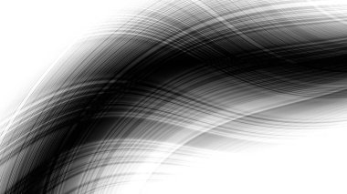 Beyaz arkaplanda soyut dışavurumcu çizgiler. Mesaj için boş bir yer. Görünüm oranı 16: 9 olan yatay arkaplan