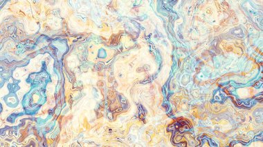 Soyut dijital fraktal model. Soyut mermer dokusu. Görünüm oranı 16: 9 olan yatay arkaplan