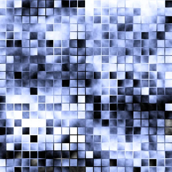 Patrón Fractal Digital Abstracto Patrón Arte Mosaico Cuadrado —  Fotos de Stock