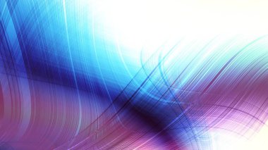 Dijital fraktal desen. Bulanık arkaplan. Görünüm oranı 16: 9 olan yatay arkaplan