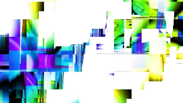 Цифровой Фрактальный Рисунок Абстрактный Фон Абстрактный Технологический Образ Горизонтальный Фон — стоковое фото