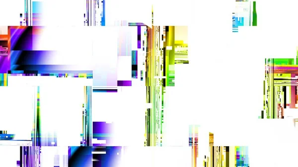 Digitalt Fraktalmönster Abstrakt Bakgrund Abstrakt Glitch Teknik Bild — Stockfoto