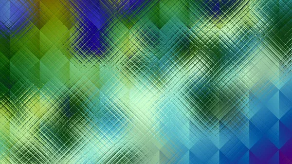 Abstract Digital Fractal Pattern Blurred Texture Glass Effect Horizontal Background — Stock Photo, Image