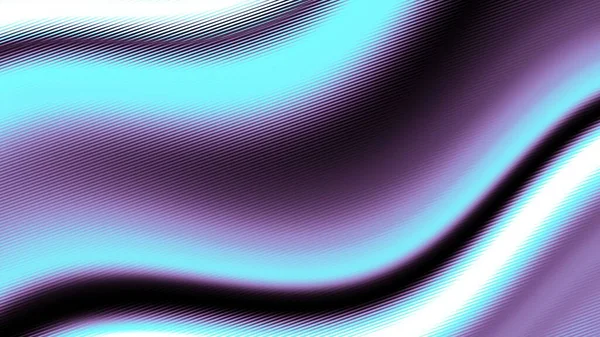 Modelul Fractal Digital Abstract Linii Ondulate Fundal Neclar Fundal Orizontal — Fotografie, imagine de stoc