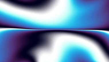 Soyut dijital fraktal model. Yatay yönelim.