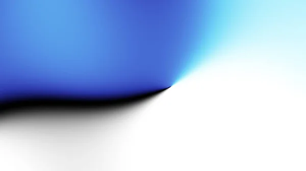 Patrón Fractal Digital Abstracto Blur Línea Ondulada Azul Sobre Fondo — Foto de Stock