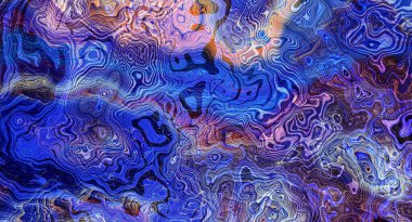 Mermer dokuya dayalı psikedelik retro soyut arkaplan. Görünüm oranı 16: 9