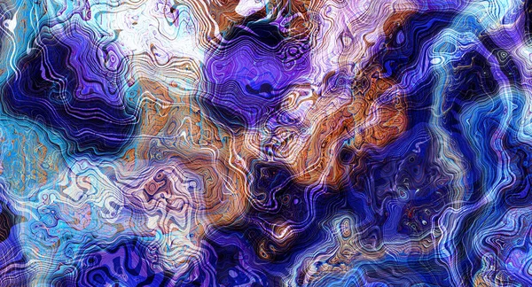 Психоделическое Ретро Фоне Мраморной Фактуры Соотношение Сторон — стоковое фото