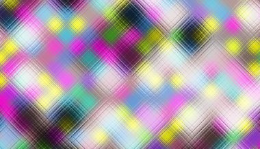 Soyut dijital fraktal model. Bulanık efektli benek deseni.