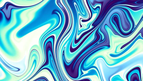 Abstract Digital Fractal Pattern Psychedelic Wavy Texture — Stock Photo, Image