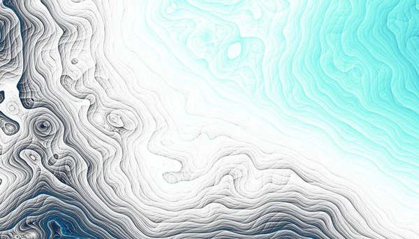 Soyut dijital fraktal model. Dalgalı doku.