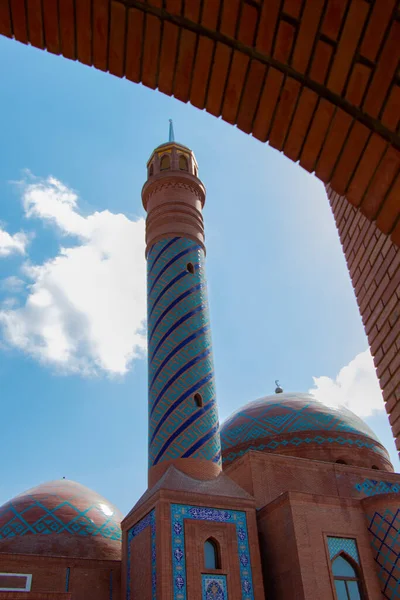 Imamzadeh Mausoleum or Goy Imam Mosque. Beautiful mosque in Ganja city of Azerbaijan. — Stock Photo, Image