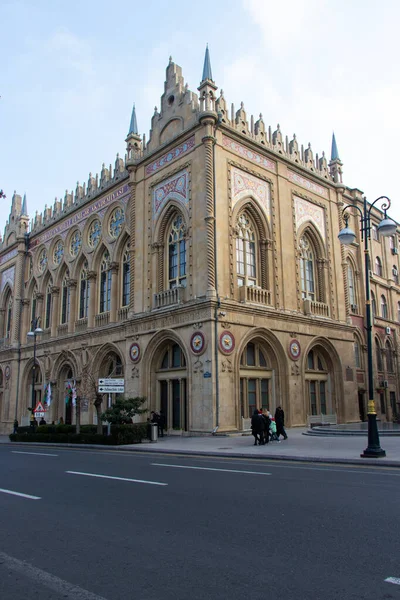 Istana Ismailiyya di Baku. Port cities of the East — Stok Foto