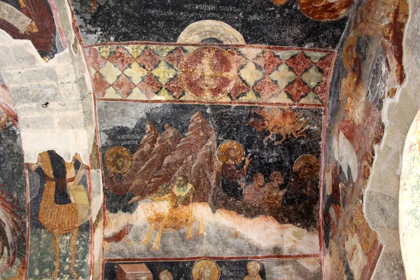 Византийская фреска церкви Святой Софии в Трабзоне - Турция. — стоковое фото