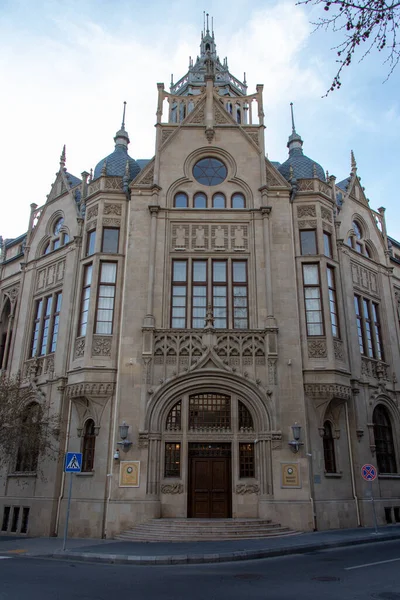 El Palacio de la Felicidad. Edificio histórico en el centro de Bakú. Casa-museo de Mukhtarov — Foto de Stock
