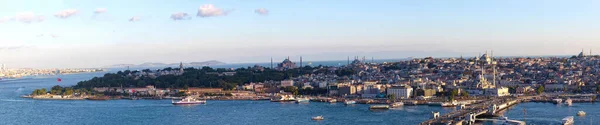 Magnifique Panorama Ville Historique Istanbul Depuis Tour Galata — Photo