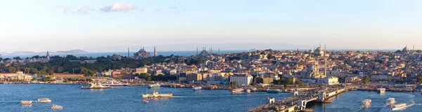 Hermoso Panorama Histórica Ciudad Estambul Desde Torre Galata —  Fotos de Stock