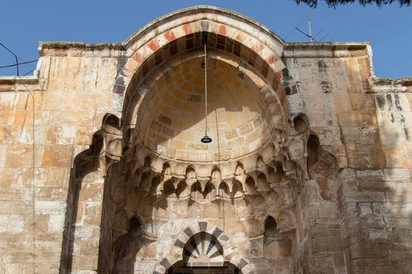 Bab Qattaneen Gate Cotton Merchantsis One Doors Which Open Temple — Foto de Stock