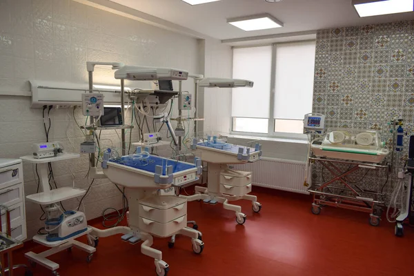 Poltava Ukraine January 2022 Boxes Nursing Newborns Maternity Hospital — Stock fotografie