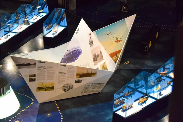 Tallinn Estonia Srpna 2018 Výstava Podobě Námořní Lodi Muzeu Vodní — Stock fotografie