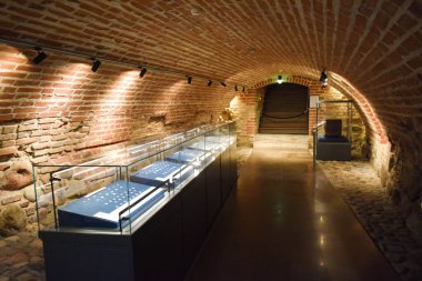 VILNIUS, Litvanya 21 AĞUSTOS: Litvanya Büyük Dükleri Sarayı Premises