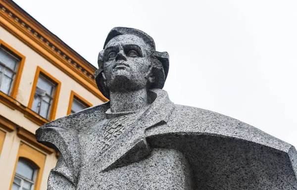 Vilnius Lituânia Agosto 2019 Monumento Famoso Poeta Ucraniano Taras Shevchenko — Fotografia de Stock